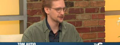 Tom is interviewed by TV 6 about summer youth employment.