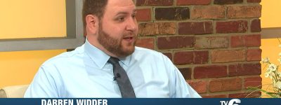 Darren participates in a TV 6 interview in-studio.