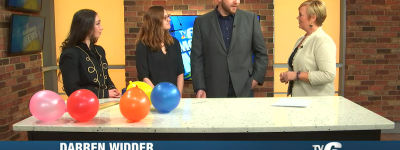 Darren talks about Mind Trekkers during an interview.